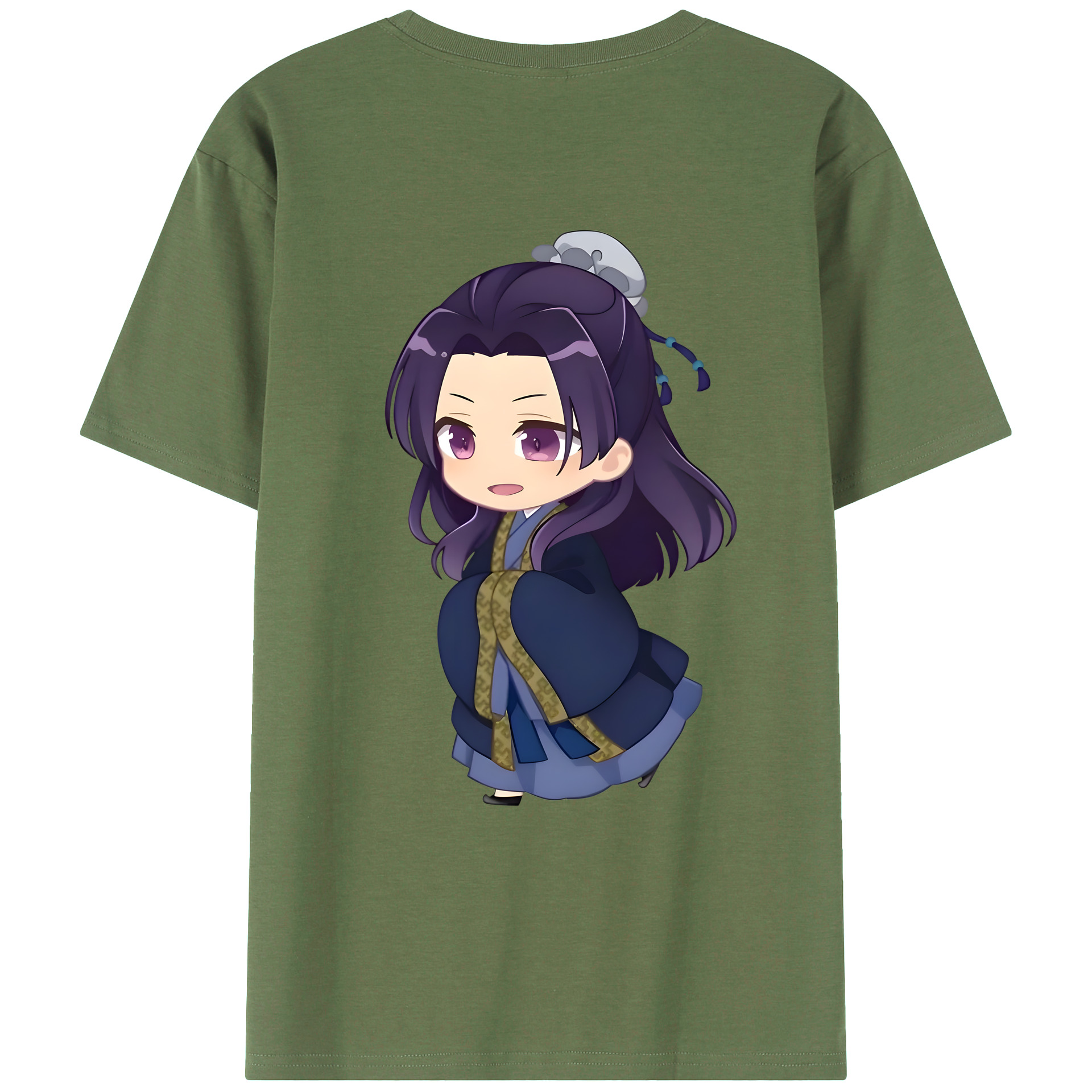 （画像用） 薬屋のひとりごと The Apothecary Diaries 綿100％ メンズ半袖Tシャツ（バックプリント） 通気性